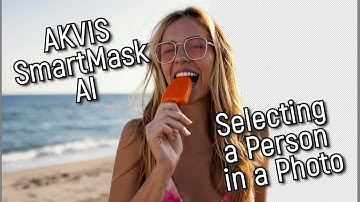 Extract a Girl from a Photo Using AKVIS SmartMask AI