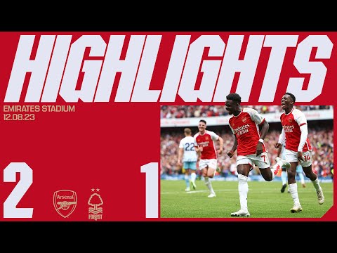 HIGHLIGHTS | Arsenal vs Nottingham Forest (2-1) | Premier League | Nketiah, Saka