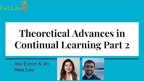 Theoretical Advances in Continual Learning - CoLLAs 2024 - PART 2