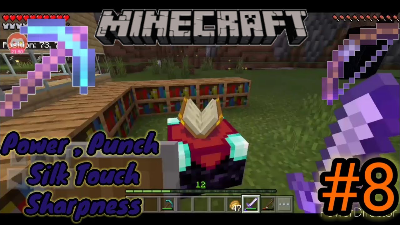 Fortune III on Diamonds ? Looting and silk touch ! Minecraft PE 8