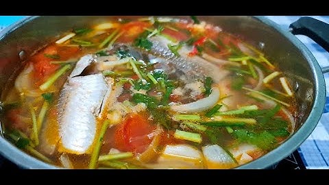 Cách làm món canh CÁ ĐỐI nấu chưa cay ngon ngọt thanh mát ngày hè #thaicooking