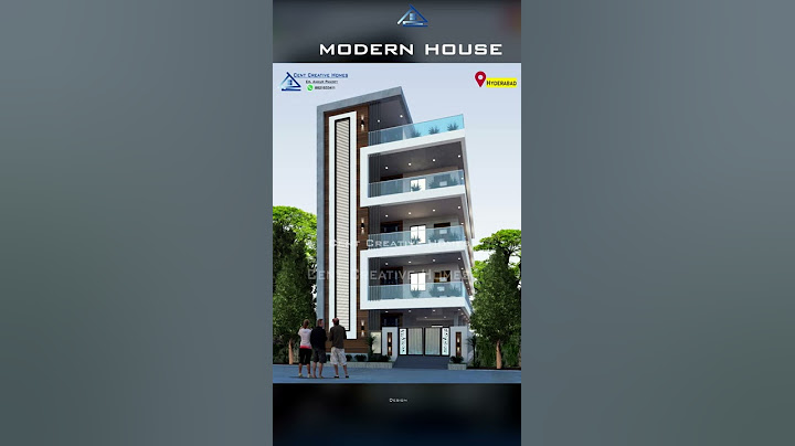 G+3 30x40 house front design & Construction