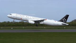 Turkish Airlines A321 TC-JRS in Star Alliance livery returning to Istanbul