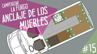 Cómo anclar los muebles a tu furgoneta camper  Camperización furgoneta #15