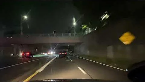 Route￼ 684 At night time￼