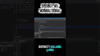 SQL'de DISTINCT vs Normal Sorgu: Farkı Nedir? 🛑 #sql #sibergüvenlik #veritabanı #coding #yazılım