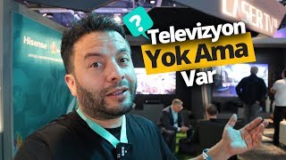 Televizyonlar artık böyle olacak! HiSense L5 Laser TV