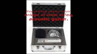 iSK BM-600 Condenser Microphone - Sound Sample Review - Recording from 'bridge' of acoustic guitar