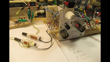 Schematic and instructions for a home made LW Superhet Radio, working between 198 KC and 252 KC