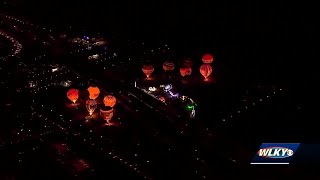 Pilots prepare for the Great Balloon Glow at Waterfront Park
