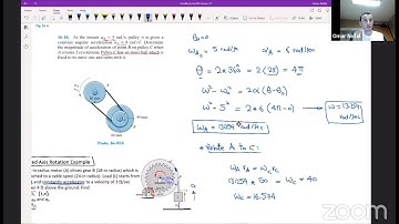 Lecture (21) 7/14/2021: CIVE261Mechanics: Kinematics of Rigid Body (HB: Ch16.3)