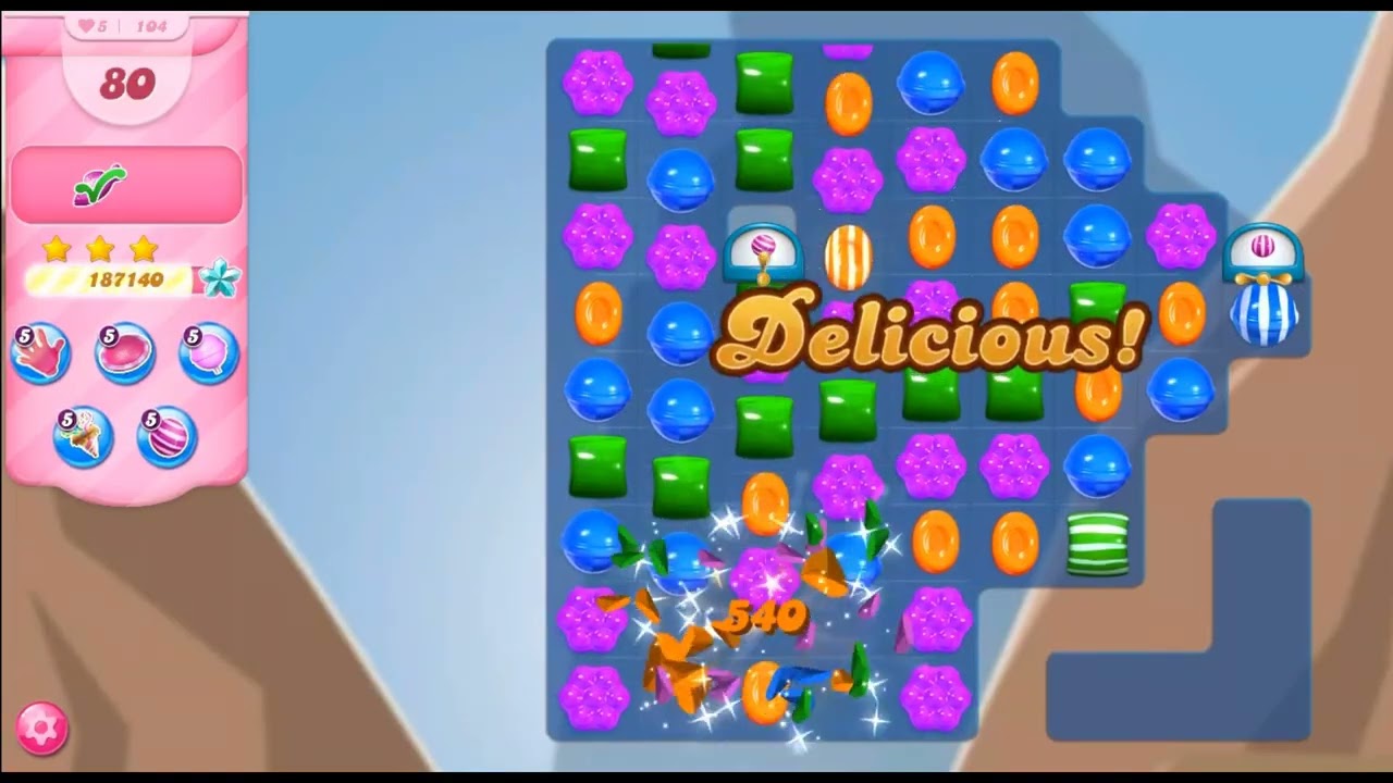 Candy Crush Saga Levels 171_180 Super Crush | Candy Crush Saga Gameplay | Candy Crush Boosters