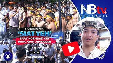 Tradisi unik ‘Siat Yeh’ saat Ngembak Gni Desa Adat Jimbaran
