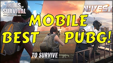 Comparing the 3 BEST Battle Royale MOBILE GAMES (PUBG Mobile)