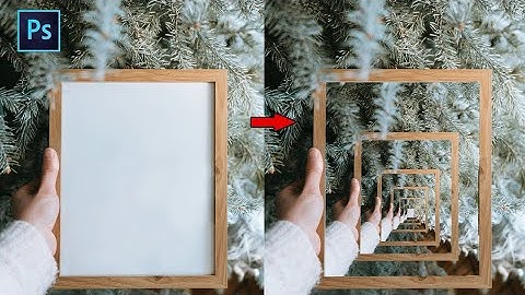 How to Create Droste Effect in Adobe Photoshop tutorial