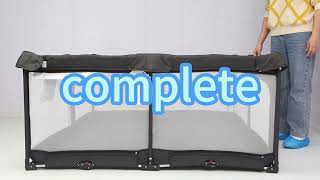 SH1 412P Playpen Installation and storage tutorial