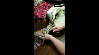 Making Denim-Backed Calico Hotpads