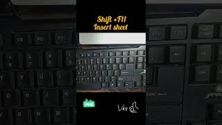 "Excel Hacks : Keyboard Shortcuts Jo 90%  😎Log Nahi jaante ..! " #shorts #Excel