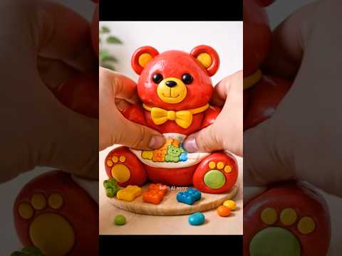 🐻💕곰젤리 점토부수기 #shorts
