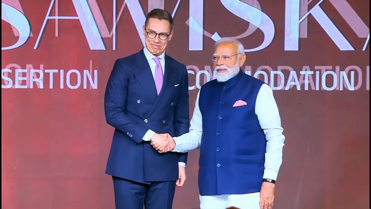 LIVE : PM Modi, President Alexander Stubb of Finland participate in Raisina Dialogue