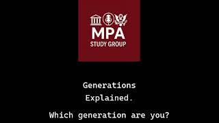 Generations explained. What generation are you? - Deep Dive
