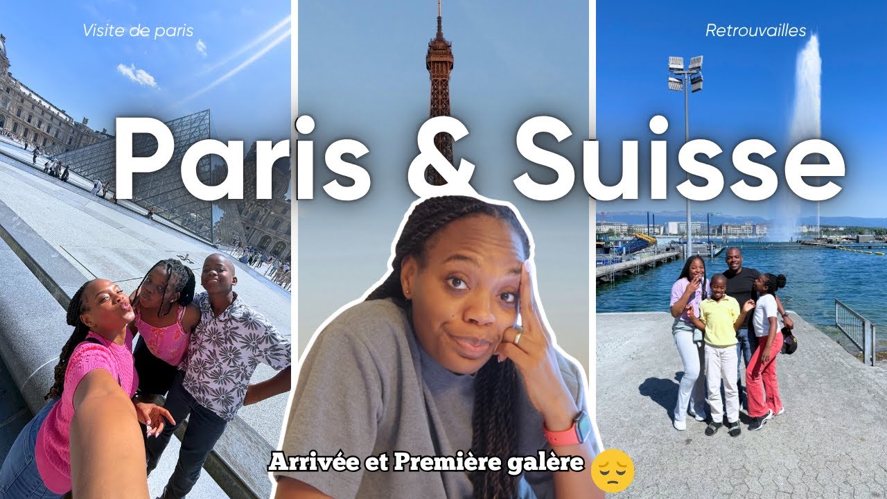 Premier jour en Europe : On rêvait de Paris… on a eu la réalité 😅 | Départ pour la Suisse 🇨🇭