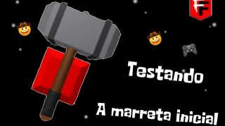 TESTANDO A MARRETA INICIAL | Roblox - Flee the facility