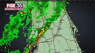 Live radar: Line of storms moving across Florida ahead of cold front