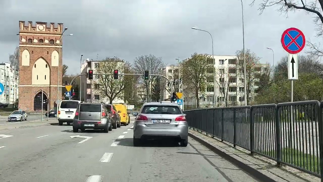 👉Malbork 🚗przejazd przez miasto ✴ Nie tylko dla tych co za granicą✴📹kwiecień 2025 #malbork