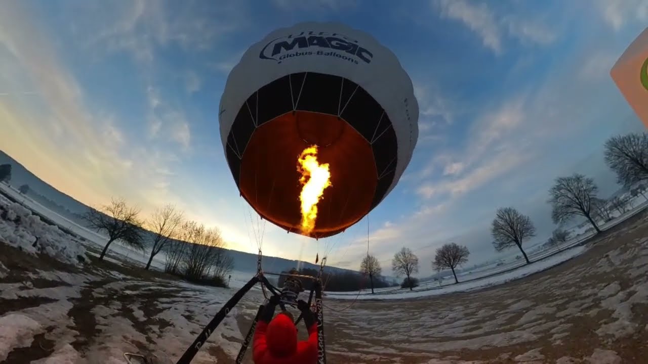 Winter flight in 2026 hot air balloon 