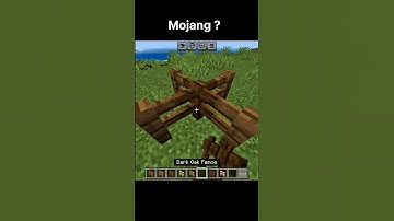 Minecraft Fence Logic is Broken 😂 | #minecraft #shorts