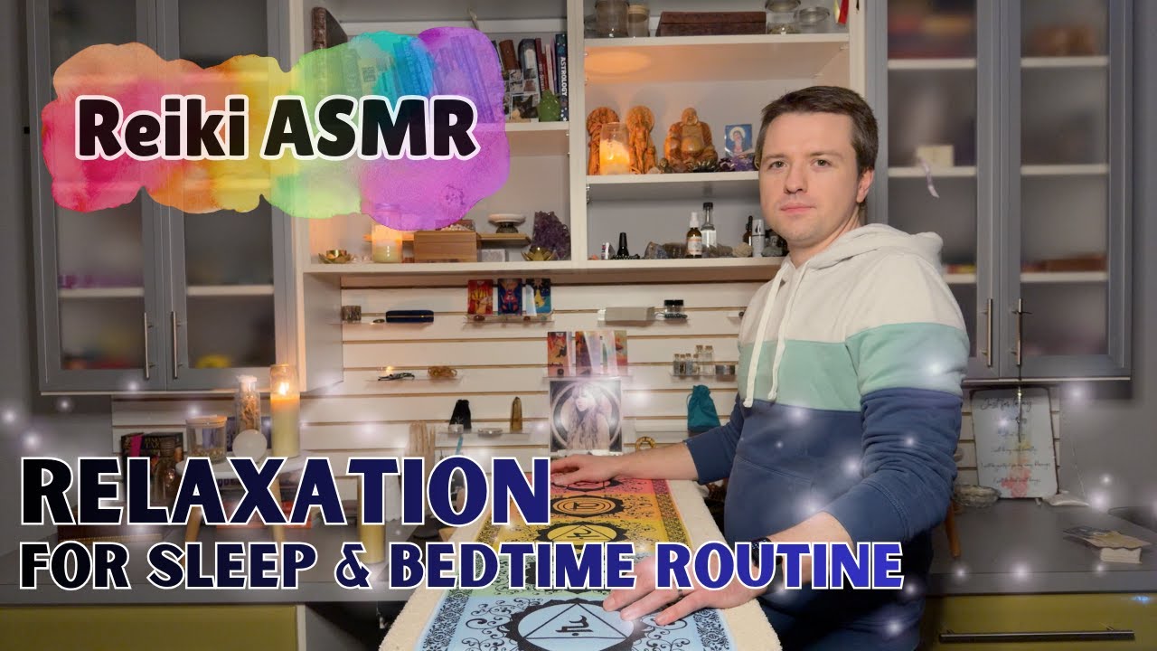 ASMR Reiki Energy Healing for Deep Sleep 😴 | Relax & Release Tension |Bedtime Routine