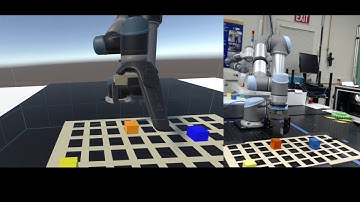 VR Control of UR5 for Real Time Pick and Place Task