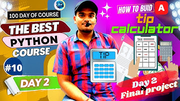 How to Create a Tip Calculator in #Python Tip Calculator App #pythonprogramming #programming #tip