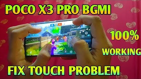 POCO X3 PRO FIX TOUCH ISSUE BGMI 100% WORKING 👌