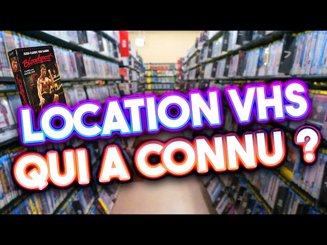 Location cassette VHS et jeux vidéo : qui a connu cette époque ?