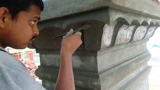 cement design padmaalu, traditional sculptures,traditional cement sculpture
