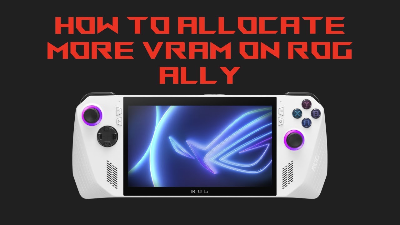 How to Increase VRAM on ASUS ROG Ally - YouTube