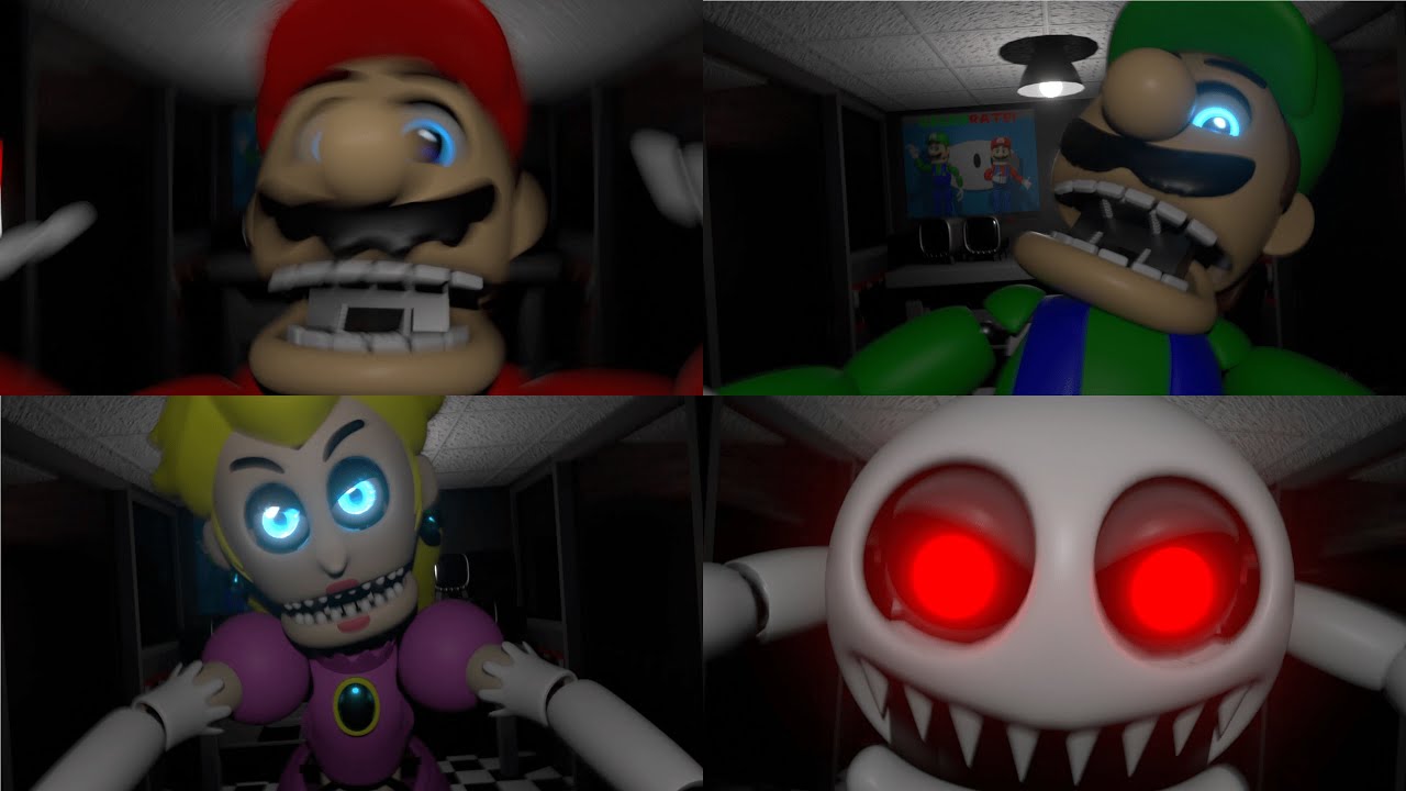 Five Nights at Mario's - 3D Remastered | All Jumpscares