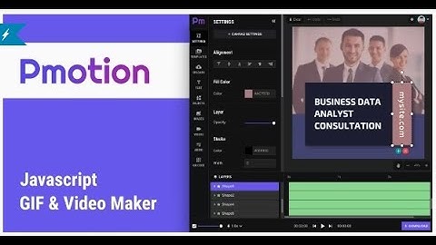 Pmotion   Javascript Animated GIF and Video Maker