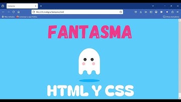 👻 Cómo dibujar un fantasma en HTML y CSS - Web development