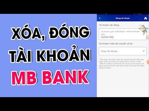 Video Cách Xóa, Hủy Và Đóng Tài Khoản MB Bank Online Nhanh... - youtube