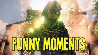 Battlefield 3 Funny Moments - Noob Bail Fail, Teammate Trolled, Epic Ragdoll Death