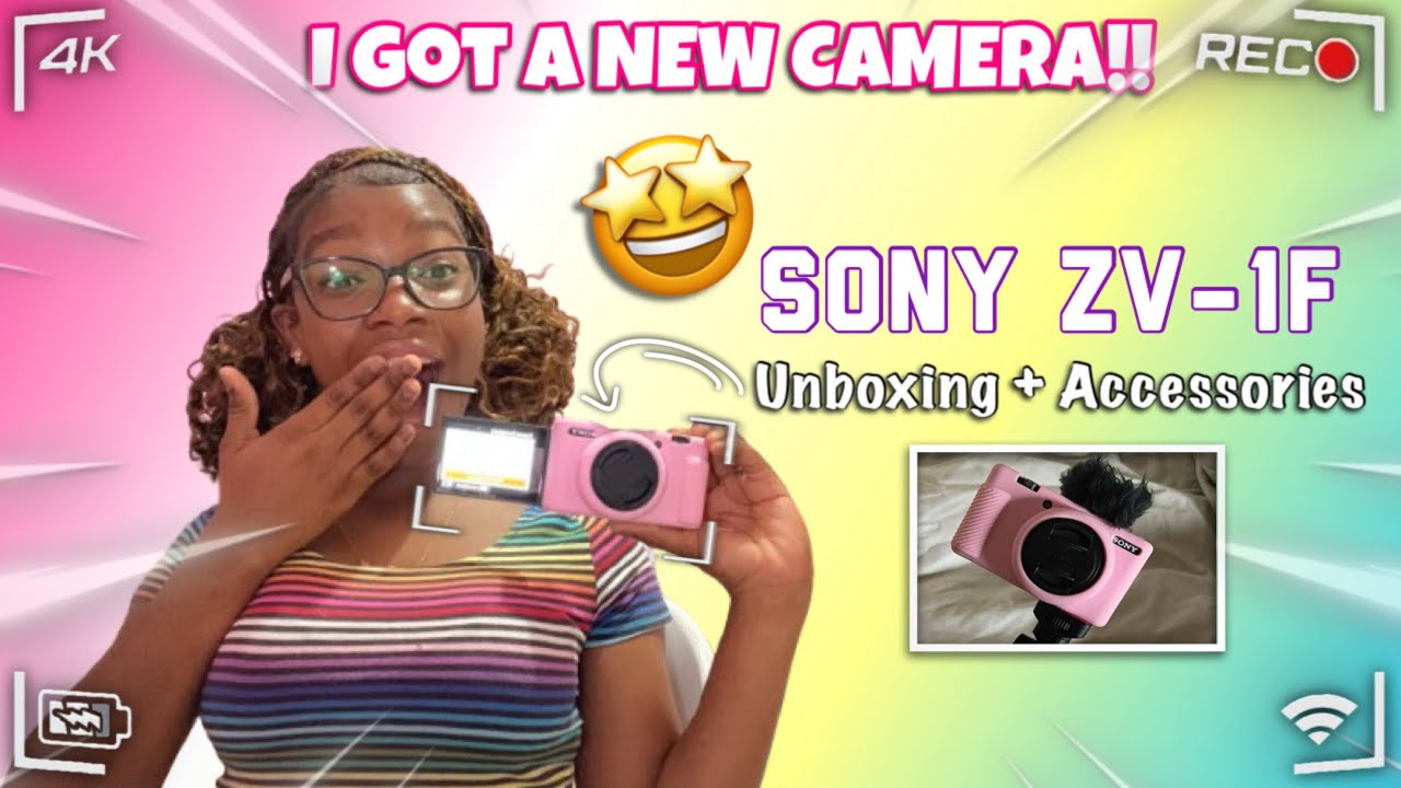UNBOXING MY SONY ZV-1F💕🎉 | *new vlogging camera*, accessories haul , setup