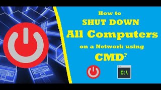 How to shutdown all computers in a network using CMD | Full tutorial in Bengali