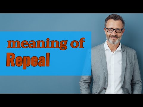 Repeal | Definition of repeal