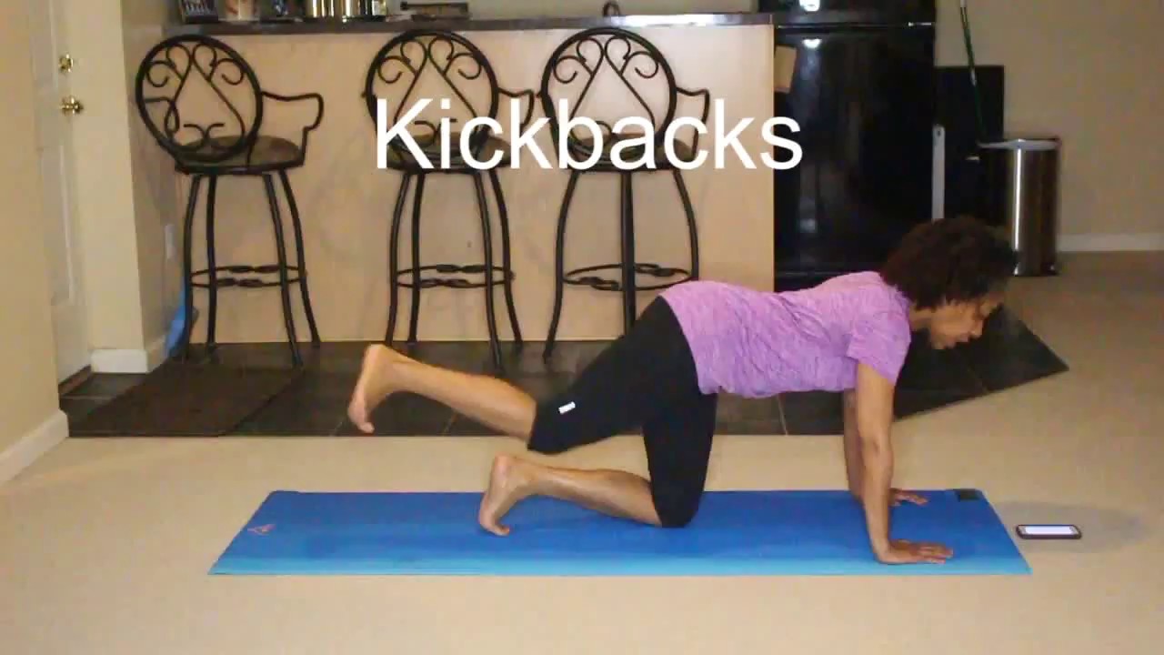 Kickbacks Lower Body Exercise Demonstration - YouTube