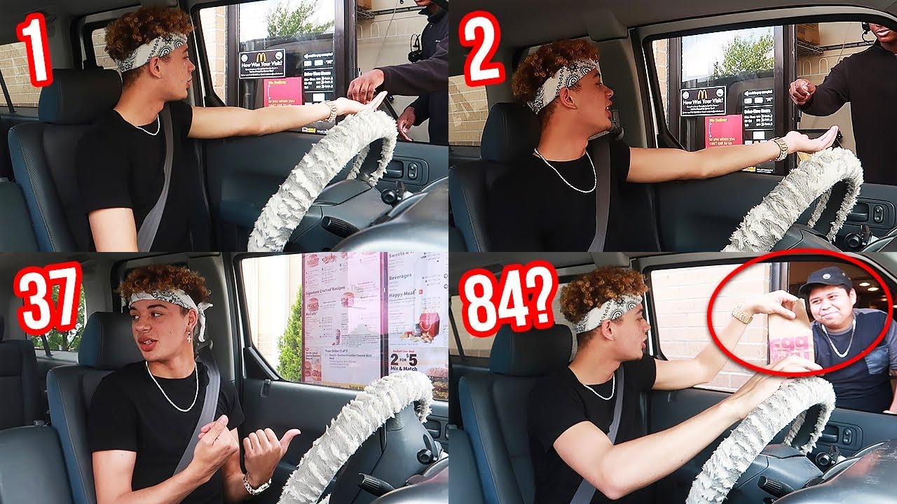 Driving Through The SAME McDonald's Drive Thru Until They WONT Serve Me (100+ Times)