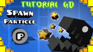 How to use the SPAWN PARTICLE TRIGGER in Geometry Dash (2.2) | Tutorial