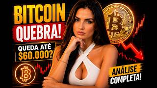 🚨 BITCOIN VAI CAIR ATÉ US$ 60K???? 📉😱 VEJA A ANÁLISE! #btc #bitcoin #lobocripto
